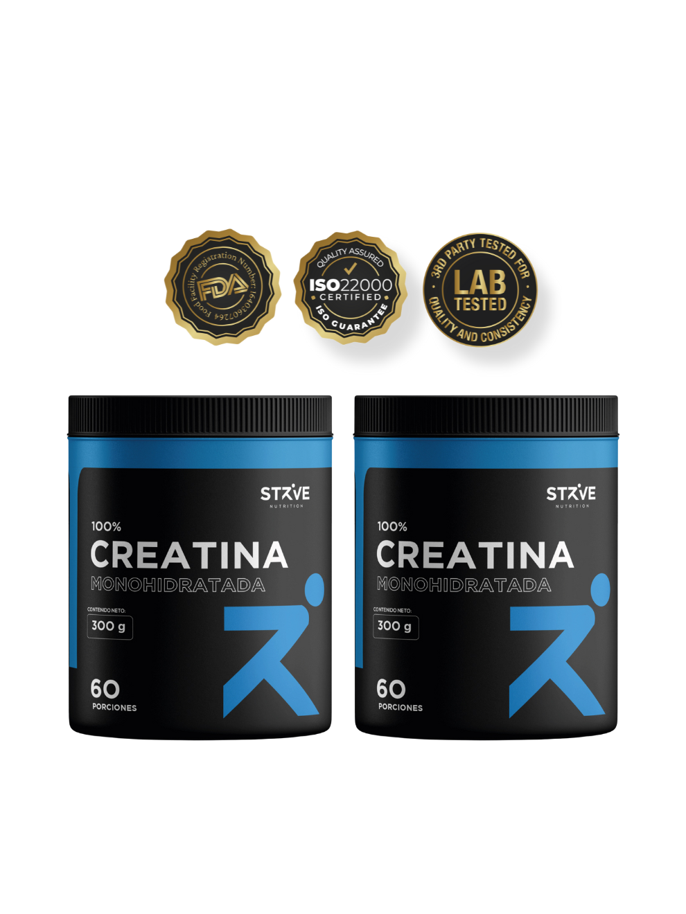 2x Creatina Monohidratada