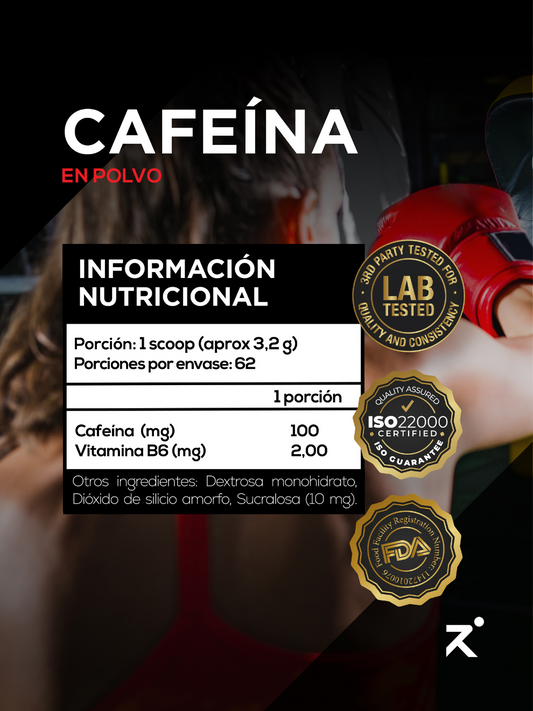 Cafeína en polvo
