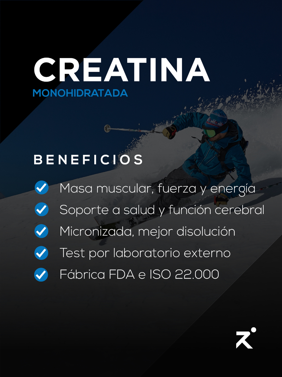 Creatina Monohidratada Micronizada