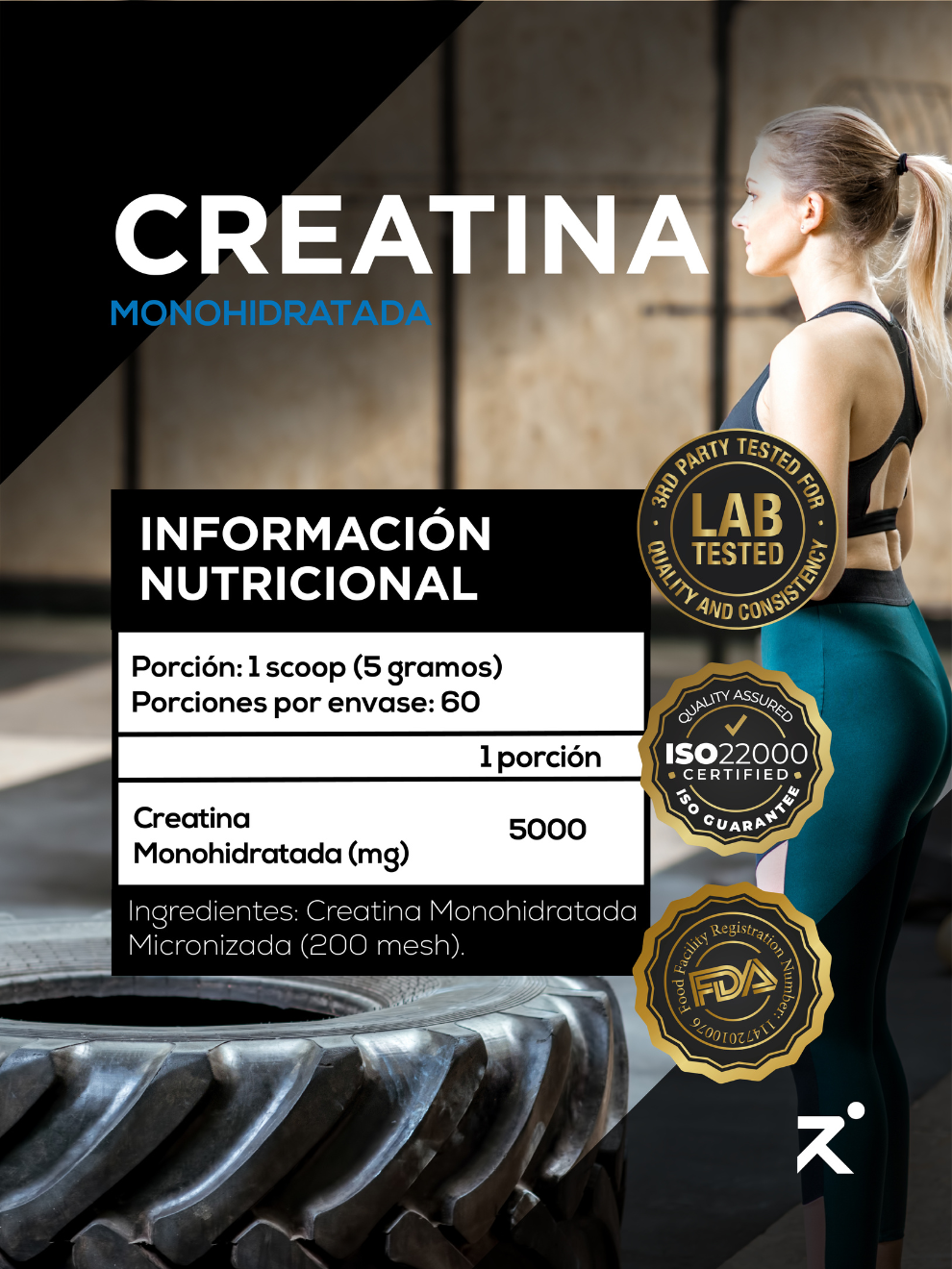 Creatina Monohidratada Micronizada