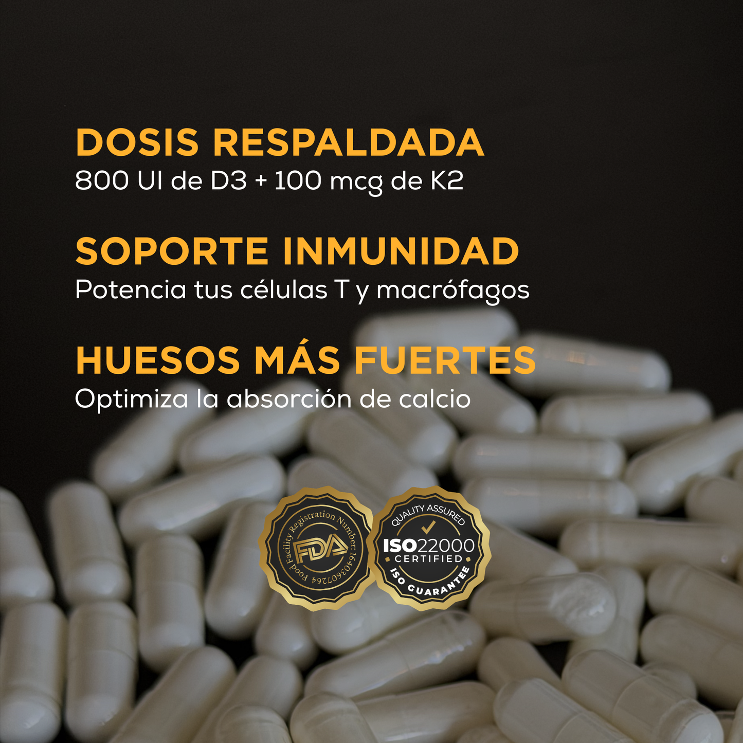 Vitamina D3 + K2