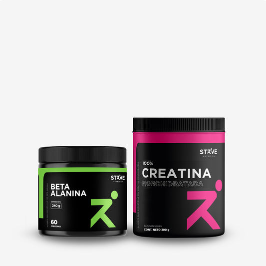 Resistance Duo Strive — pack de suplementos de resistencia con cafeína y creatina para endurance