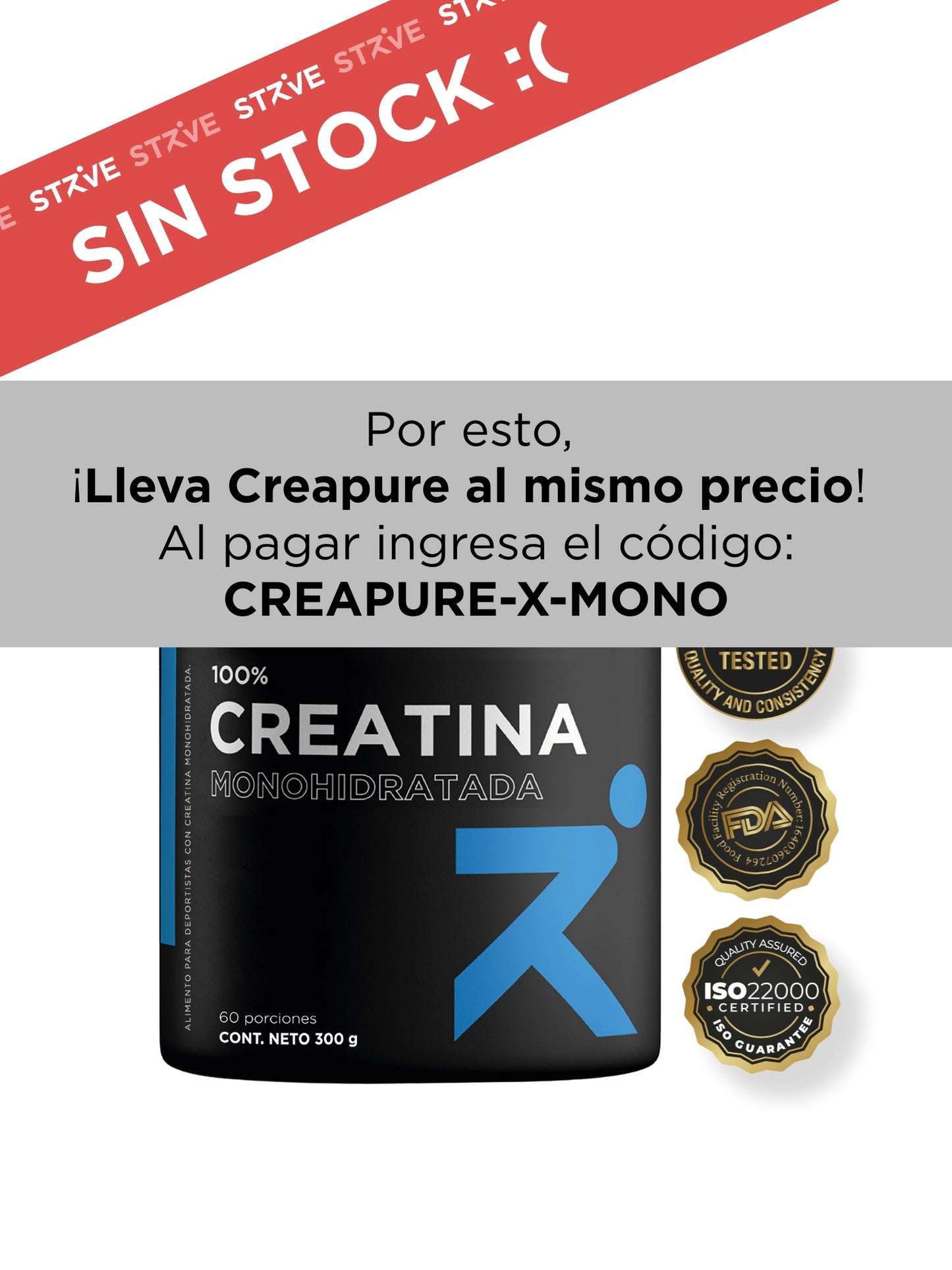 Creatina Monohidratada Micronizada