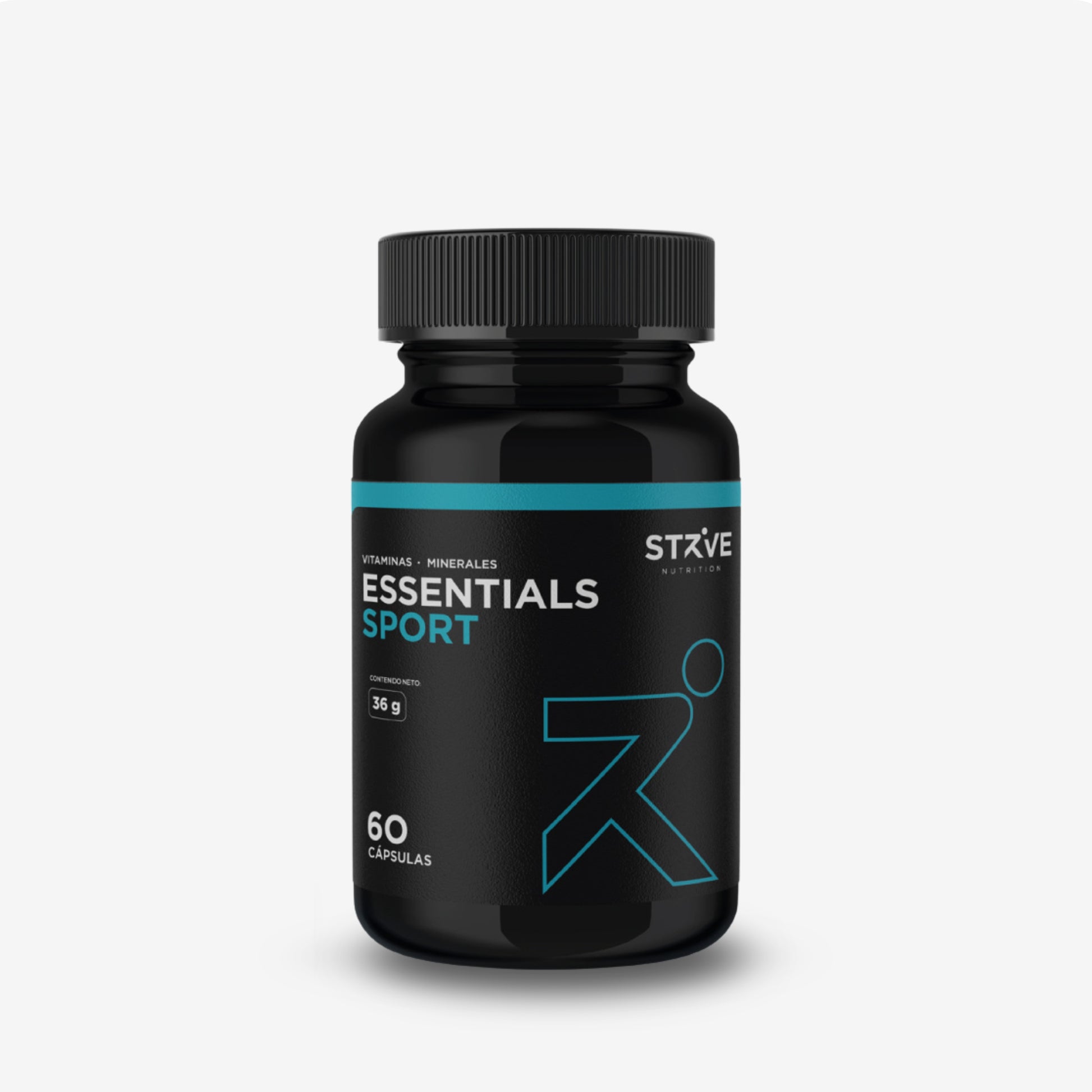 Essentials Sport Strive en cápsulas — multivitamínico completo para personas activas