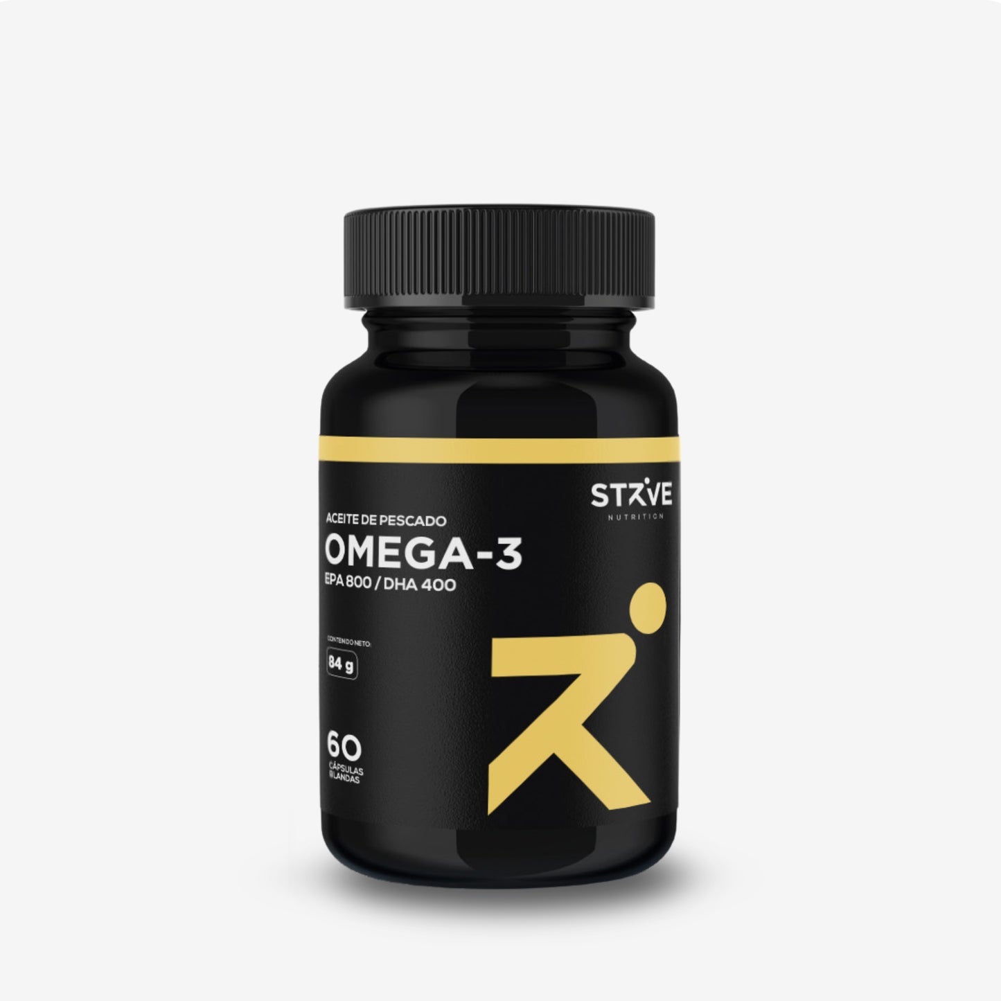 Omega 3 en cápsulas — aceite de pescado EPA y DHA para la salud cardiovascular